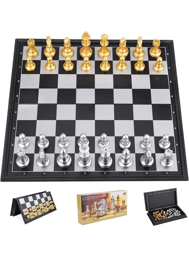 Ultimate Brain Chess Set: Non-Magnetic, Folding Board - Educational Toy for Kids & Adults - Large Game - Develop Critical Thinking Skills with Brains Chess & Mini Chess Variants