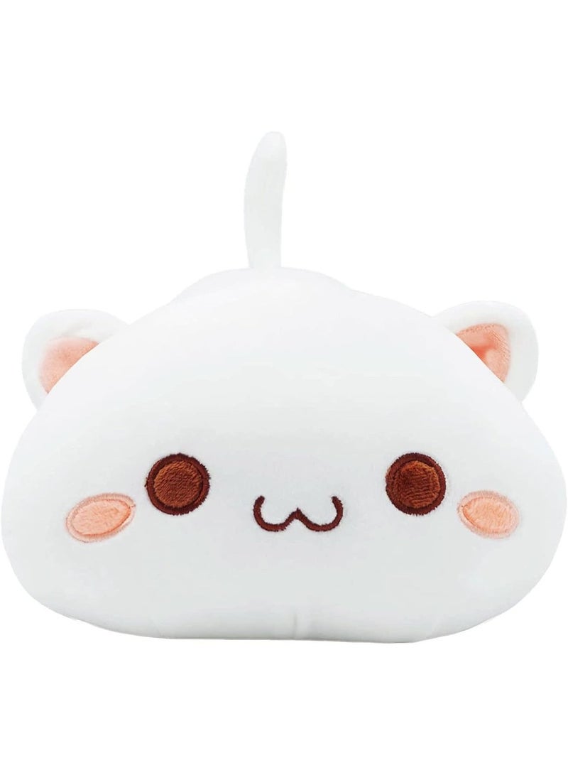 Cute Kitten Stuffed Animal Plush Toy (White, 12 inches)