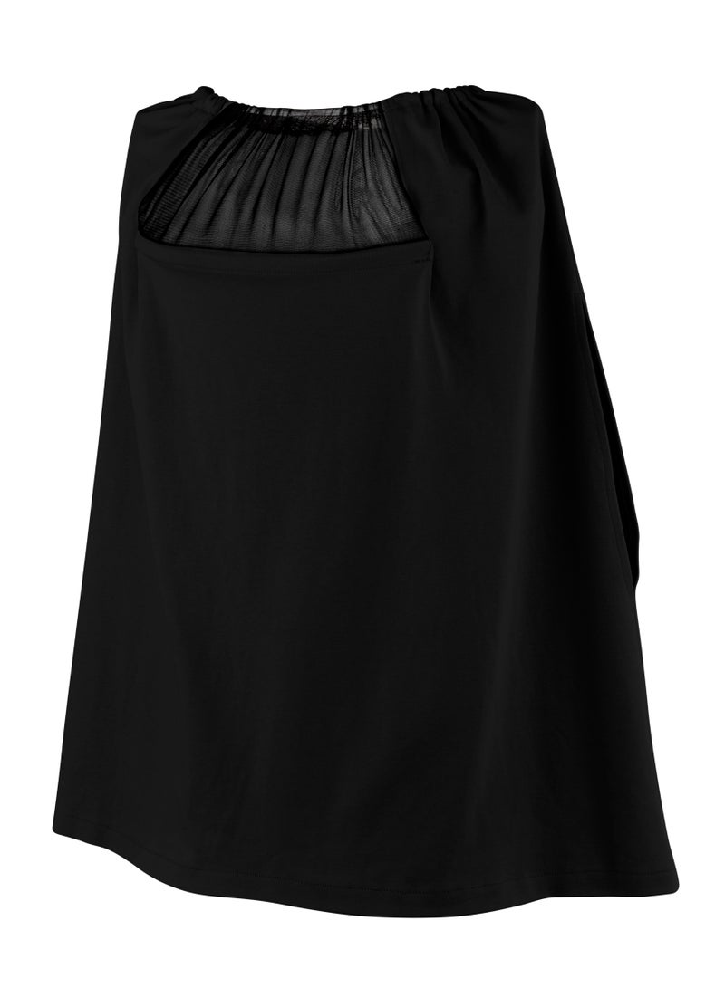 Babyjem Breast Feeding with Tulle Cover, Black, Mother