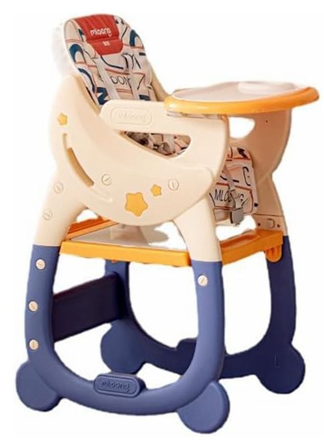 3-in-1 Baby High Chair, Booster Seat, Desk and Chair Set