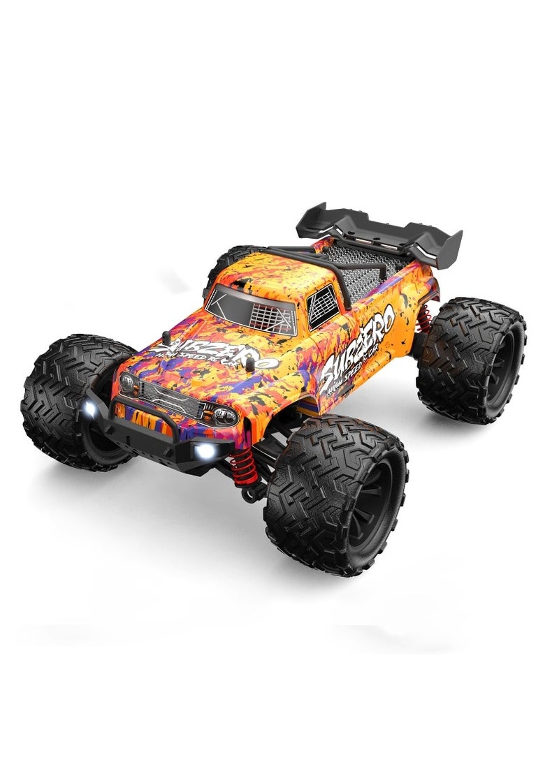 Unleash Excitement with the 9500E 1:16 Full Scale Remote Control Car - 4WD, High Speed, and Striking Orange Design for Ultimate Thrills!