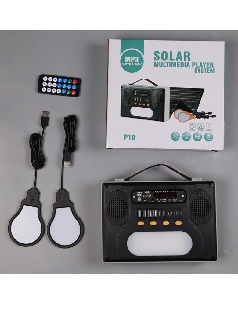 Solar Radio MP3 Bluetooth Music  Good Companion For Outdoor With Camping