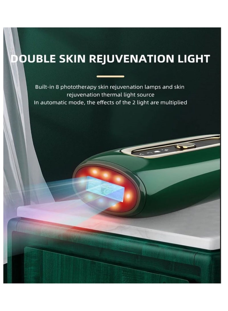 New Sapphire Ice Cooling IPL Hair Removal Device  Green
