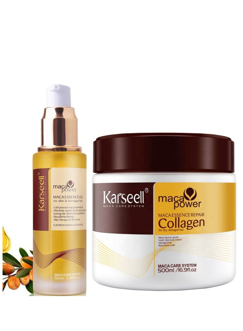 Hair Mask Karseell Collagen And Moroccan Argan Oil 50ml