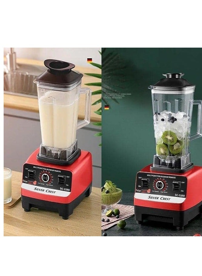 Silver Crest Blender for Vegetable, Fruits, Spices With 2 Jars 4500w Heavy Duty
