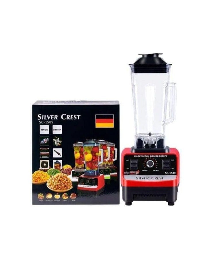 Silver Crest Blender for Vegetable, Fruits, Spices With 2 Jars 4500w Heavy Duty