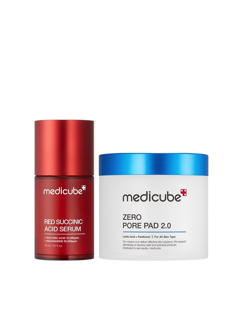 Medicube Zero Pore Pad 2.0 + Succinic Acid Serum