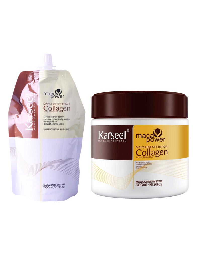 Karseell Maca Collagen Hair Mask For Extremely Damaged Hair