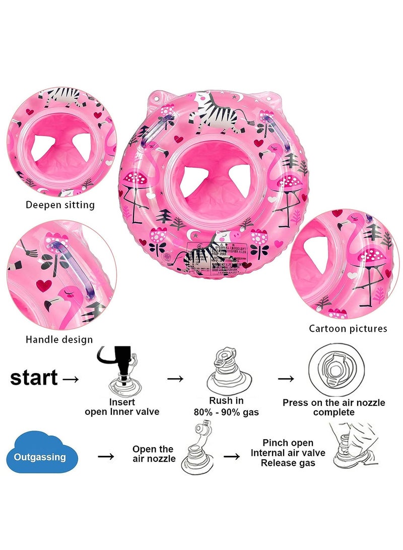 Baby Swimming Float Ring,Baby Swimming Float,Baby Swimming Ring,Baby Swimming Float Ring Pool,Inflatable Swimming Ring with Float Seat for 6-48 Months Children.
