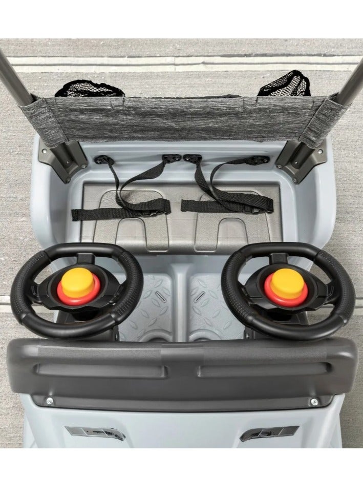 Side-By-Side Push Around SUV- Gray