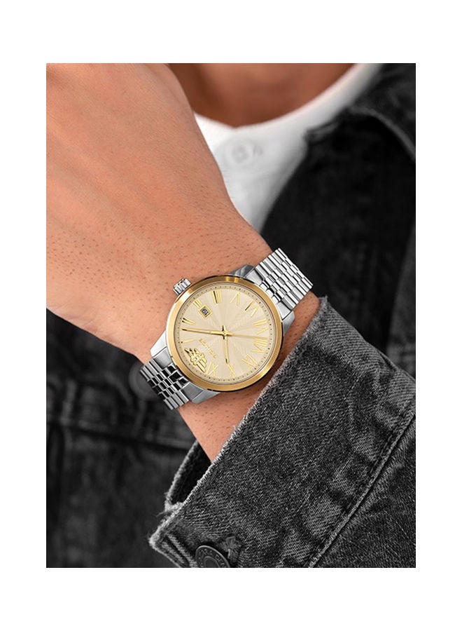 Men's Analog Round Shape Metal Wrist Watch PEWJH0021340 - 41 Mm