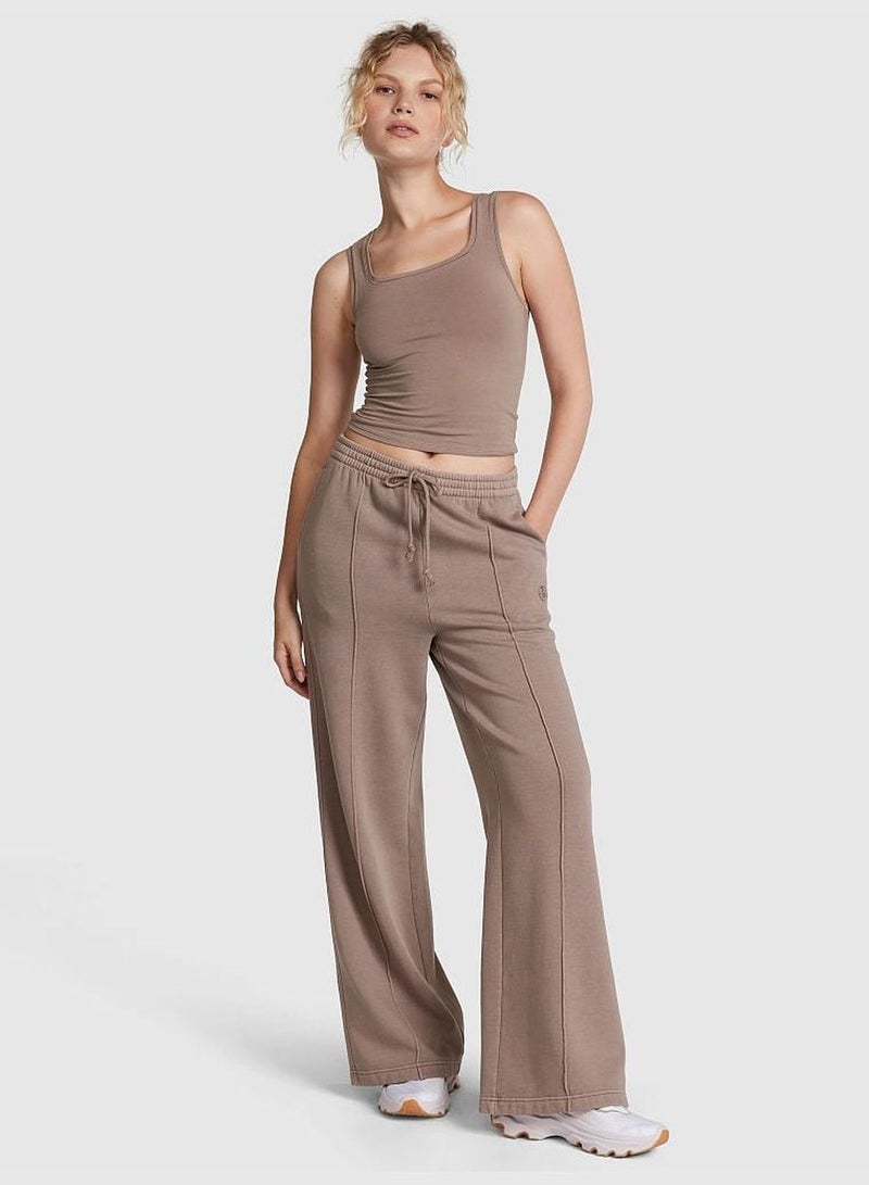 Premium Fleece Wide-Leg Pants