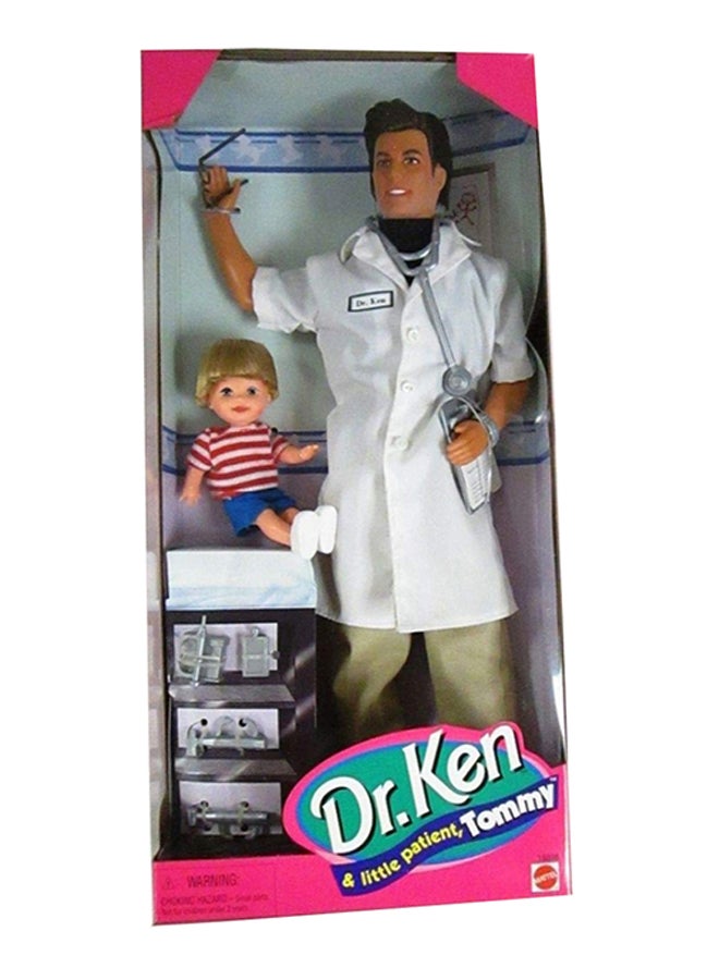 2-Piece Dr. Ken And Little Patient Tommy Play Set