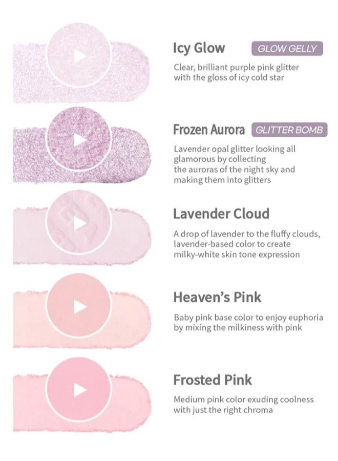 All Take Mood Palette 09 Moonlike Lavender Pink
