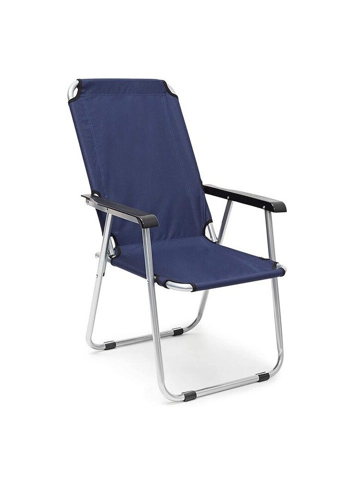 GO2CAMPS Folding Camping Chair High Quality Beach Chair for Garden Balcony or Festivals Outdoor Collapsable Chair as Fishing Chair or Festival Chair (Multicolour)