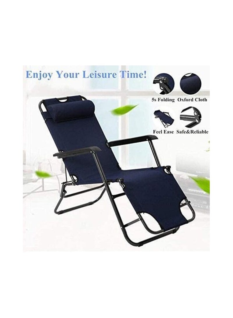 GO2CAMPS Zero Gravity Camping Chair with Headrest-Folding Camping Chair-Picnic Chair High Quality Beach Chair Garden Chair as Fishing Chair,Festival Chair (Multicolour)