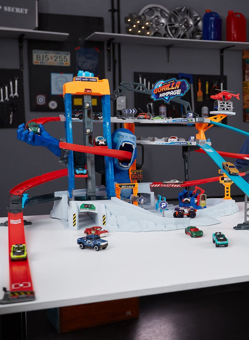 METAL MACHINES Gorilla Rampage Playset For Ages 4+