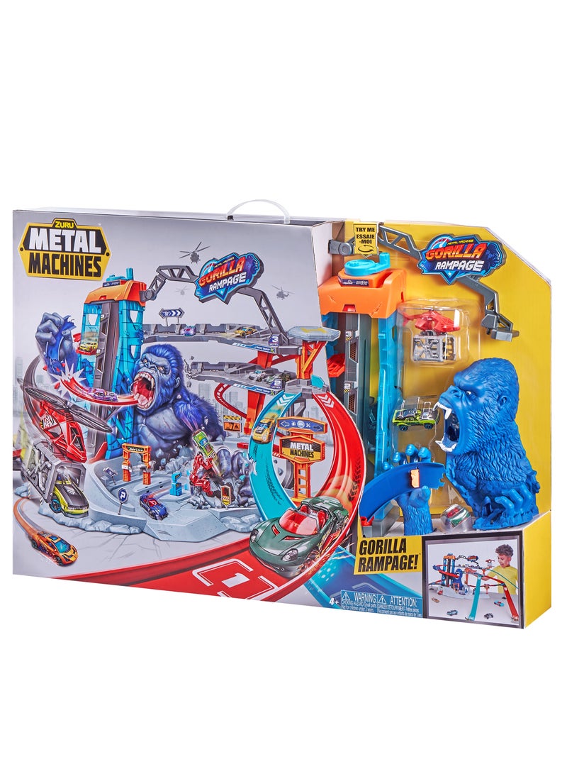 METAL MACHINES Gorilla Rampage Playset For Ages 4+