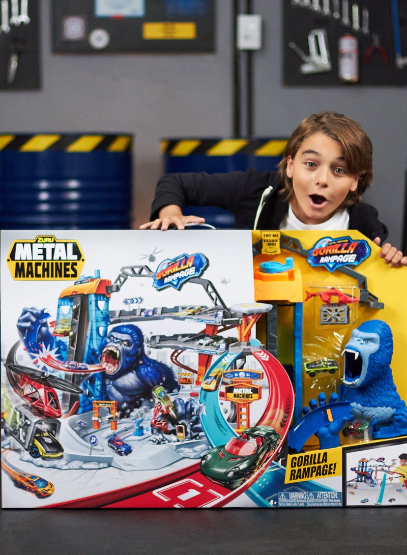 METAL MACHINES Gorilla Rampage Playset For Ages 4+