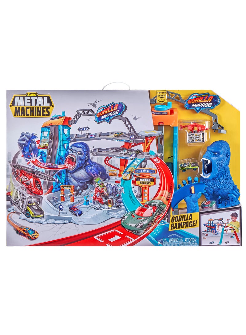 METAL MACHINES Gorilla Rampage Playset For Ages 4+