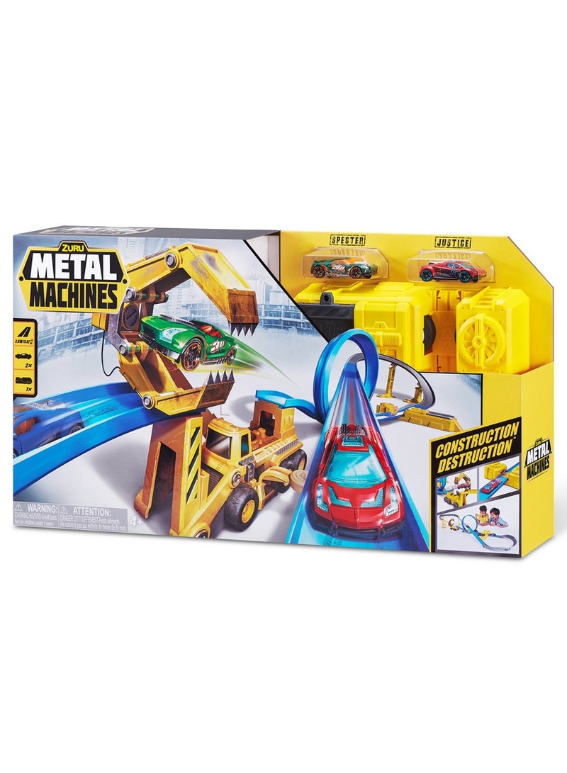 METAL MACHINES Construction Destruction Trackset For Ages 4+