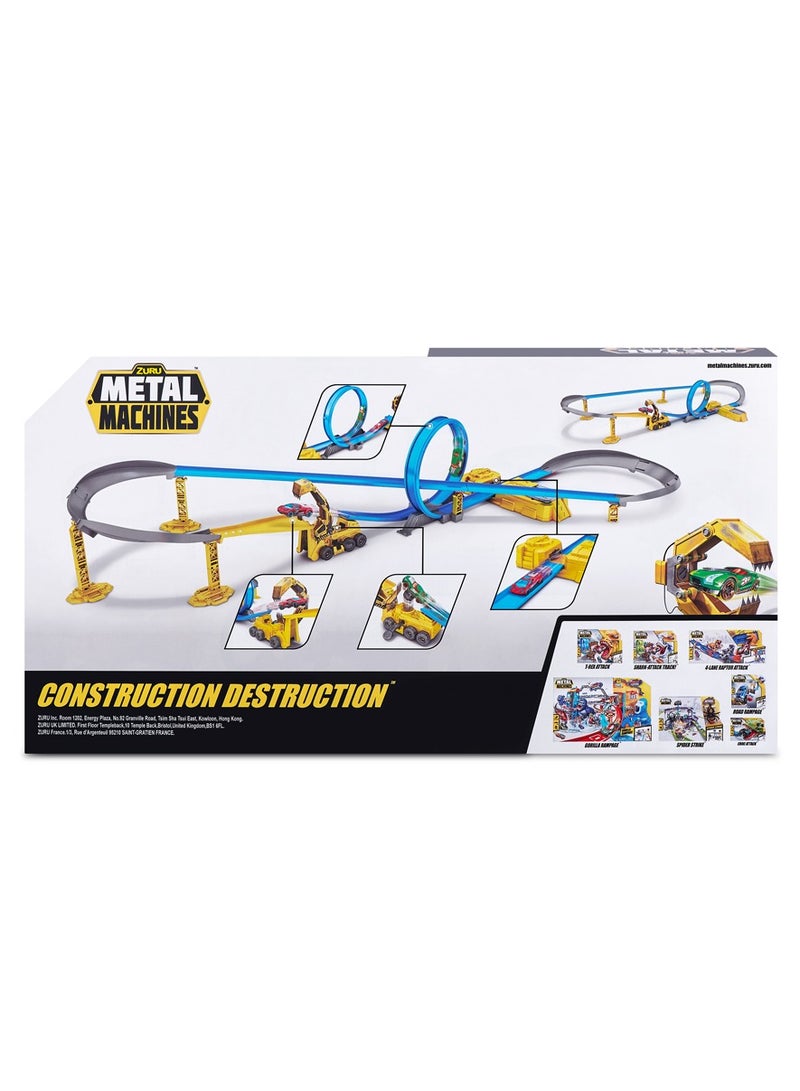 METAL MACHINES Construction Destruction Trackset For Ages 4+