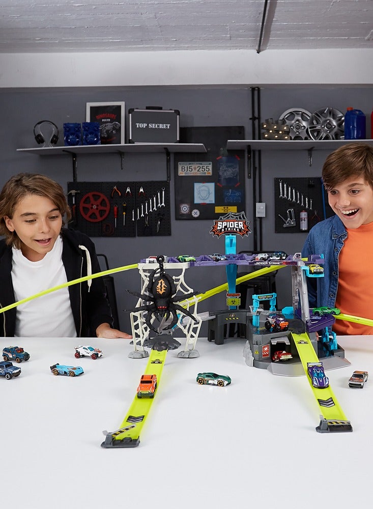 METAL MACHINES Spider Strike Playset Series 1 For Ages 4+