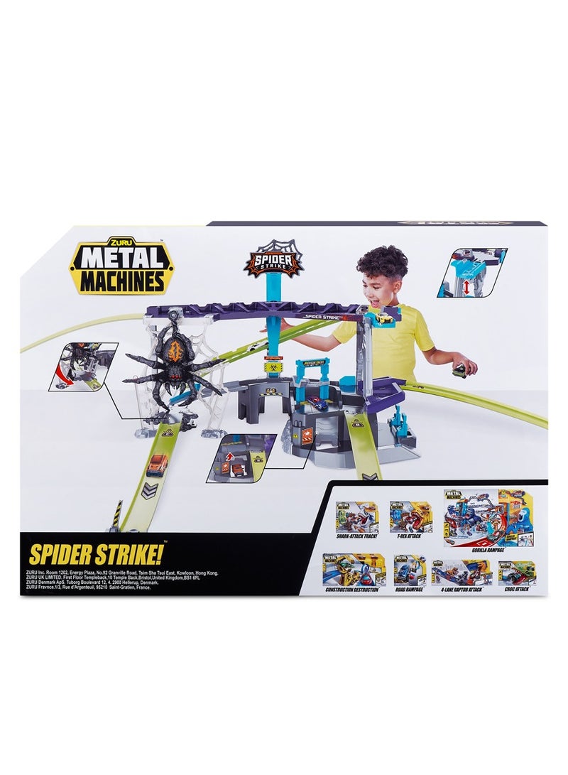 METAL MACHINES Spider Strike Playset Series 1 For Ages 4+