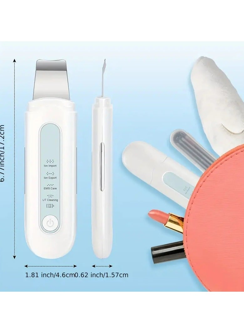 Skin Cleaner Skin Spatula, Blackhead Remover Pore Cleaner Face Beauty Lifting Tool For Facial Deep Cleansing - 4 Modes