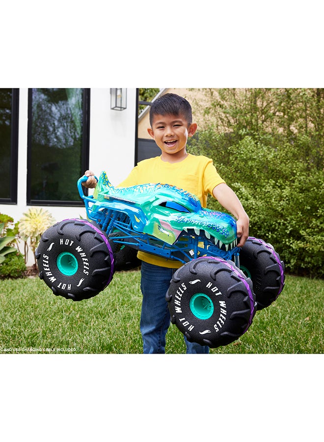 ​® RC Monster Trucks Mega-Wrex™ in 1:6th Scale, Extra Large Remote-Control Toy Truck, More Than 2ft Long