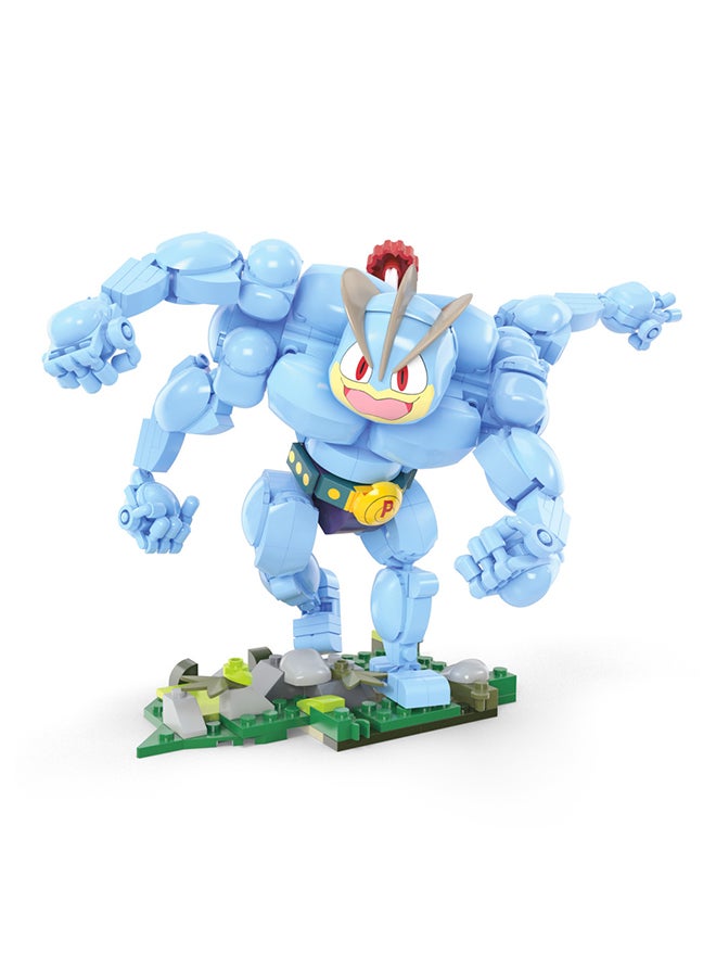 Pokémon Action Figure Building Toys, Machamp With 399 Pieces, 1 Poseable Character With Full Articulation, Gift Idea For Kids