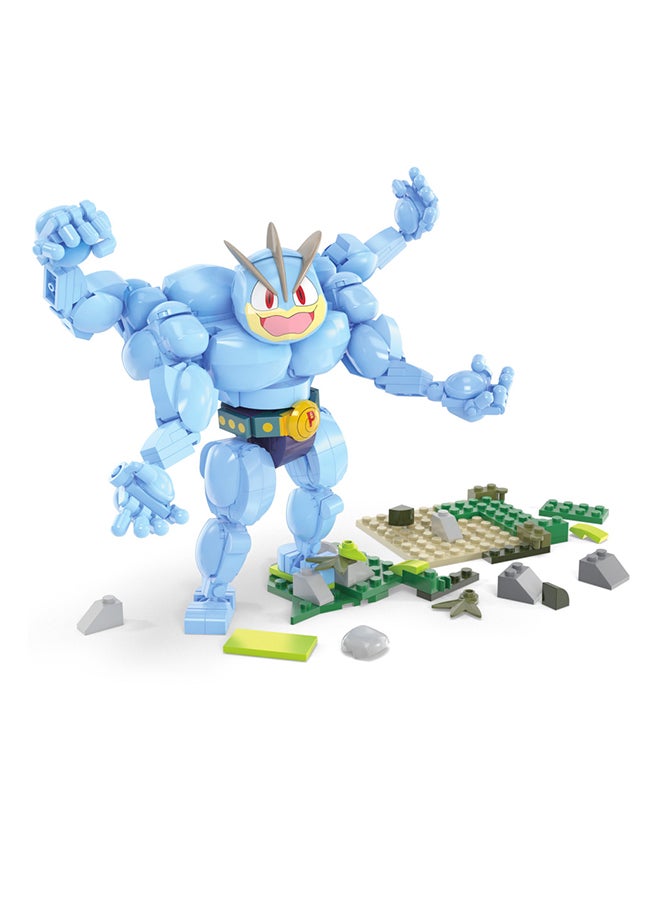 Pokémon Action Figure Building Toys, Machamp With 399 Pieces, 1 Poseable Character With Full Articulation, Gift Idea For Kids