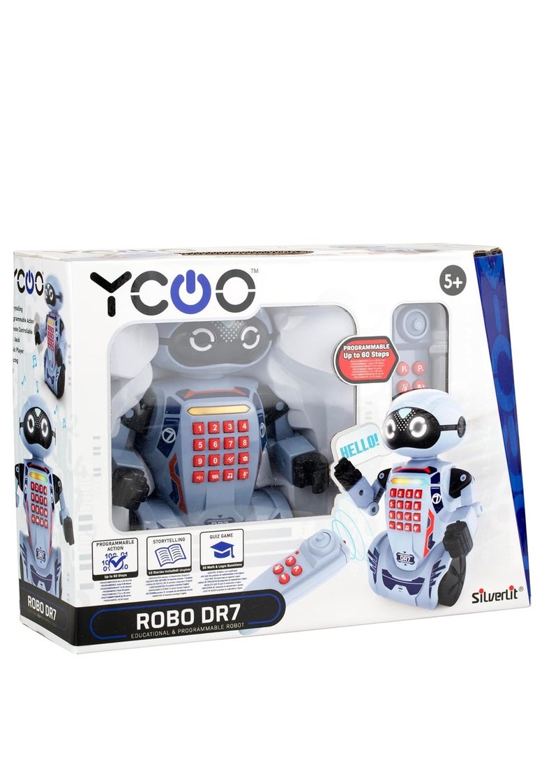 Silverlit YCOO ROBO DR7, A Programmable Robot with 7 Amazing Features for Ages 5+