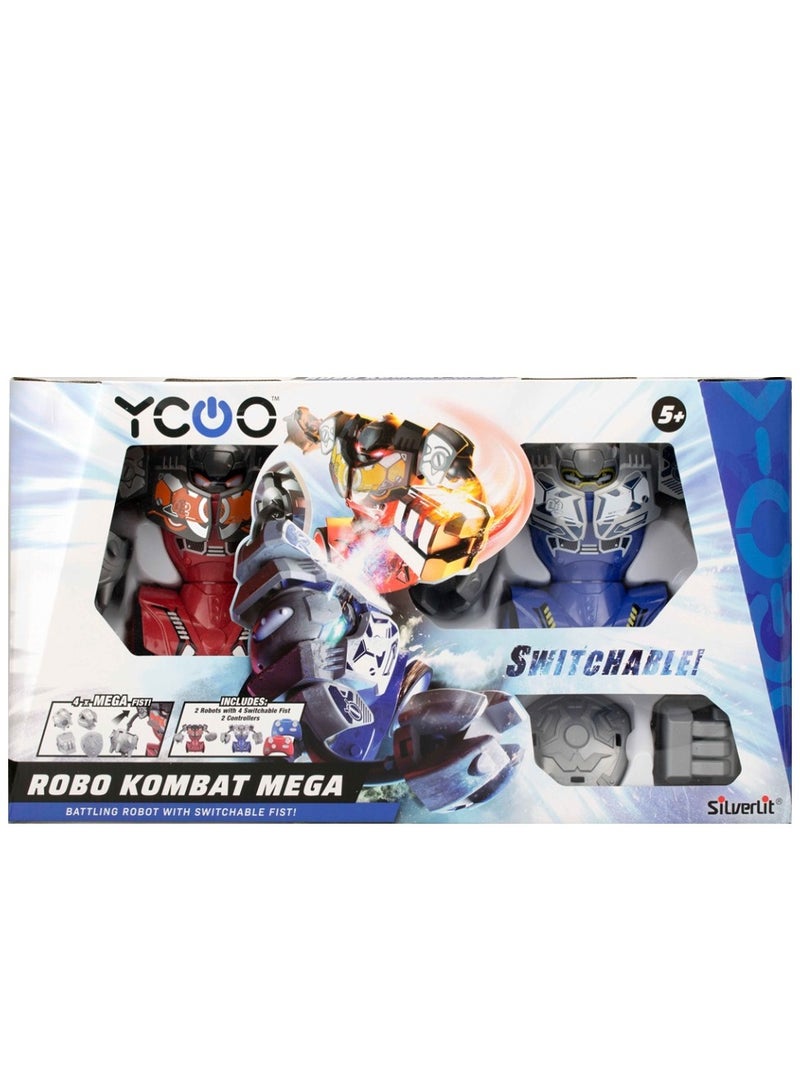 Silverlit YCOO Robo Kombat Mega Twin Pack Robots with Switchable Fist for Ages 5+