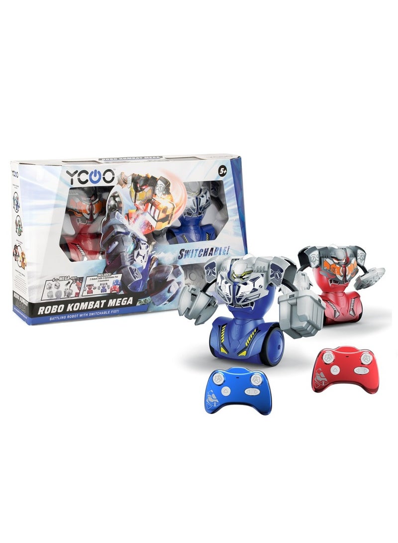 Silverlit YCOO Robo Kombat Mega Twin Pack Robots with Switchable Fist for Ages 5+