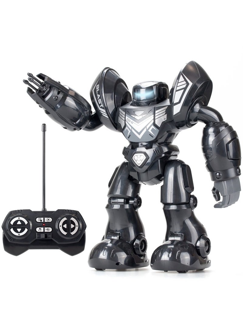 Silverlit YCOO Programmable Robot Toy 34cm Tall, LED Face BLACK for Ages 5+