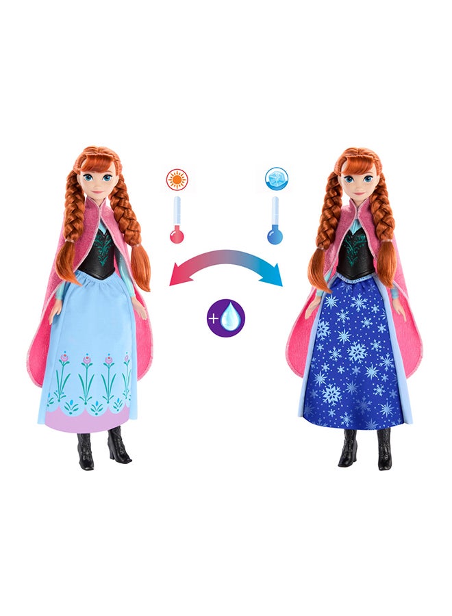 Frozen Anna Magical Color-Change Skirt Fashion Doll, Inspired By  Movie, Posable