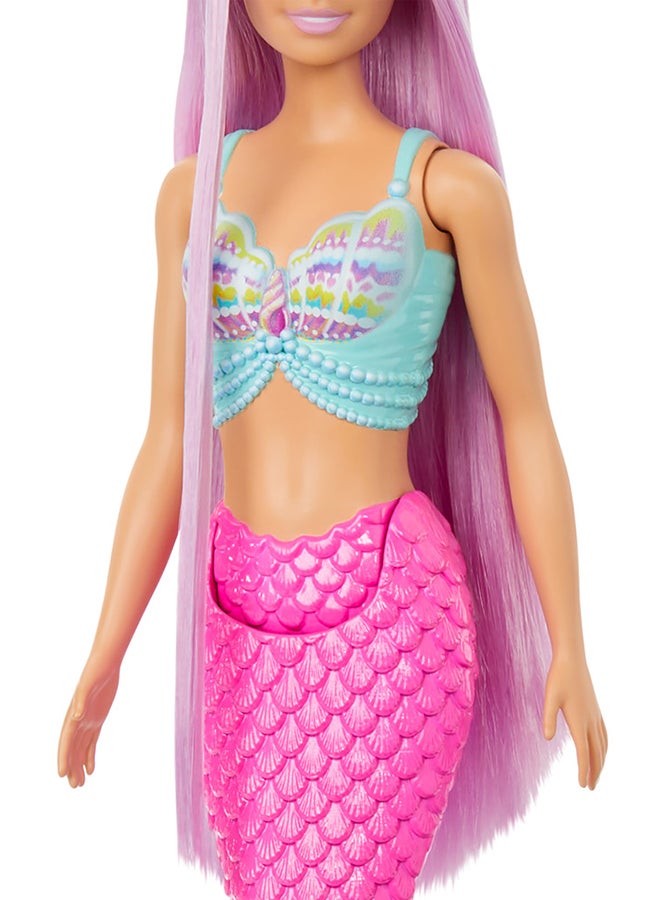 Mermaid Doll with 7-Inch-Long Fantasy Hair & Accessories for Styling Play