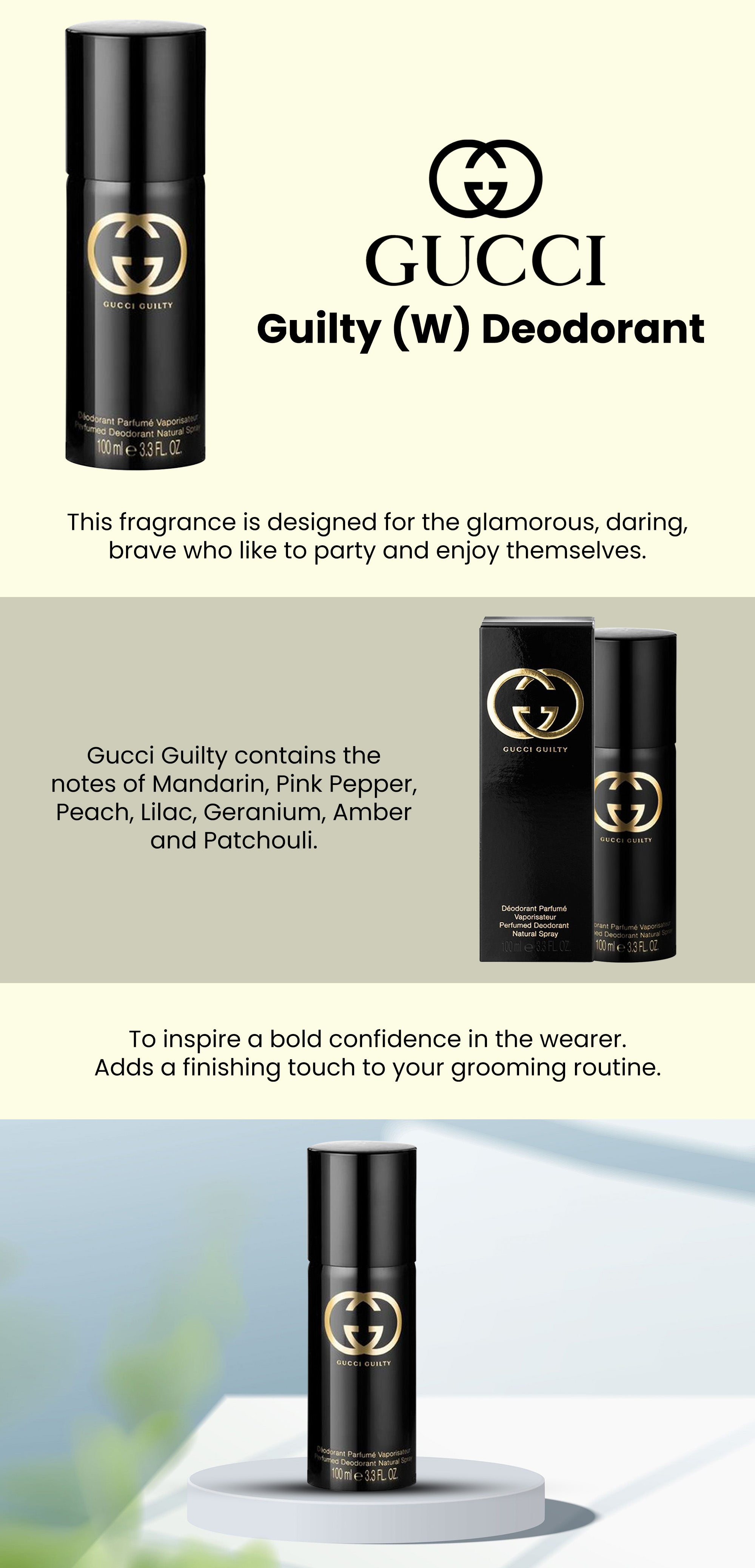 Guilty (W) Deodorant black 100ml