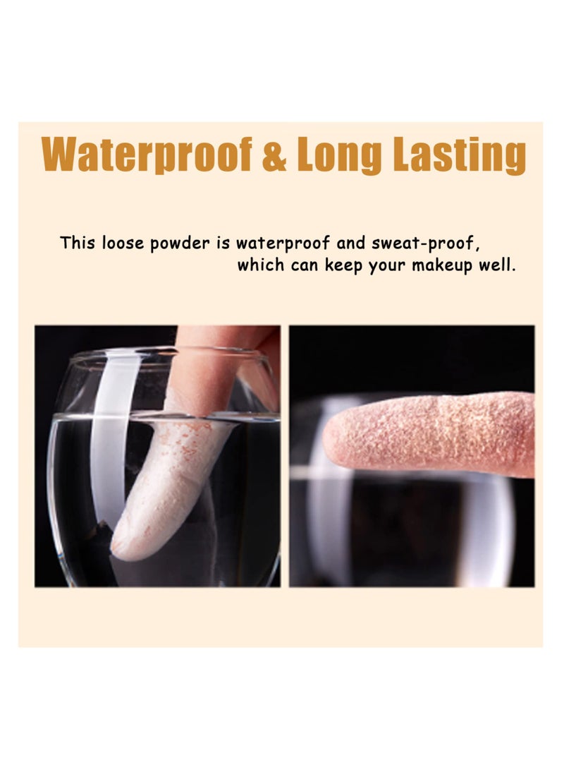 Loose Powder With Mirror, Loose Setting Powder For Mature Skin, Smooth Face Make-up, Long Lasting Translucent Setting Powder, Matte Powder, Milk Makeup, Matte Finish Oil Absorbing Face Powder