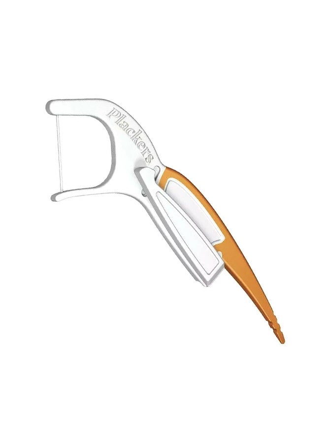 Pack Of 36 Orthopick Dental Flosser Orange/White