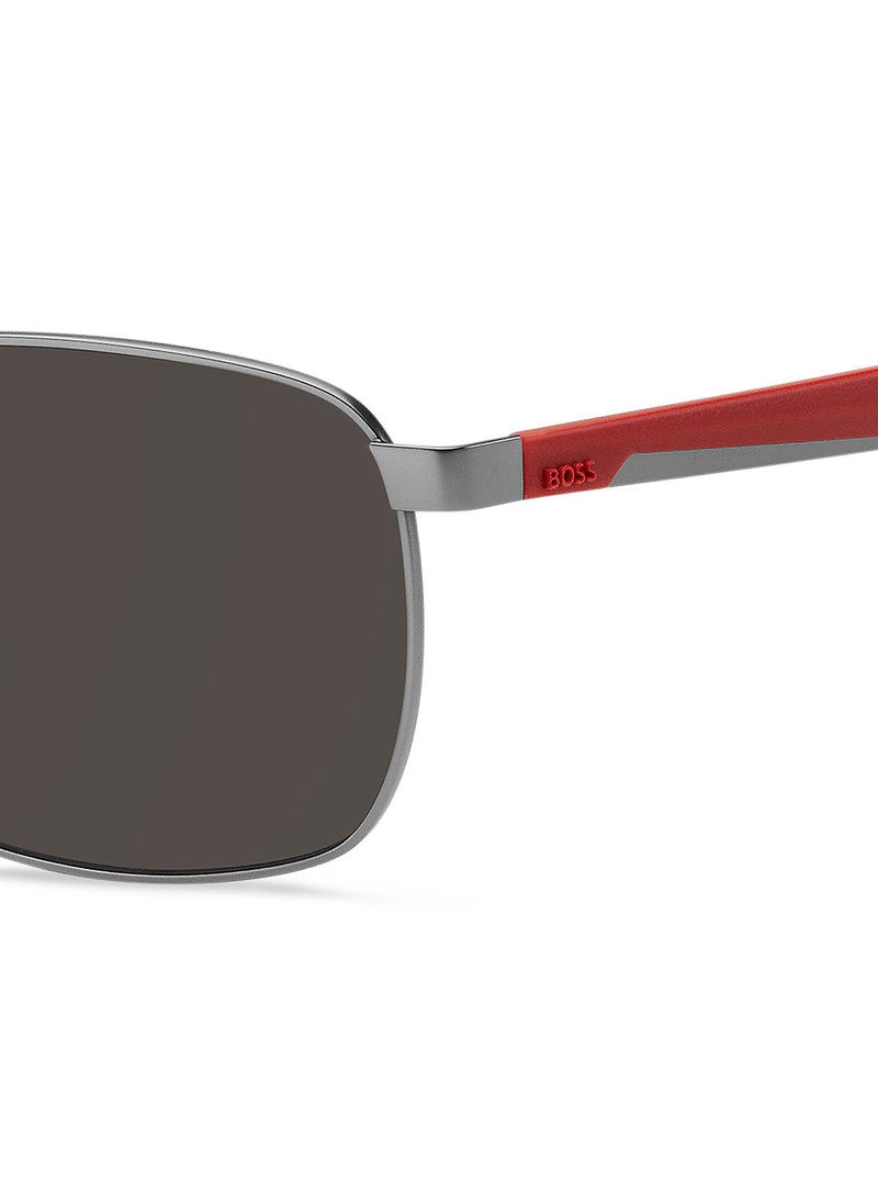 Men's UV Protection Rectangular Sunglasses - Boss 1469/F/Sk Mtdk Ruth 62 - Lens Size: 62 Mm