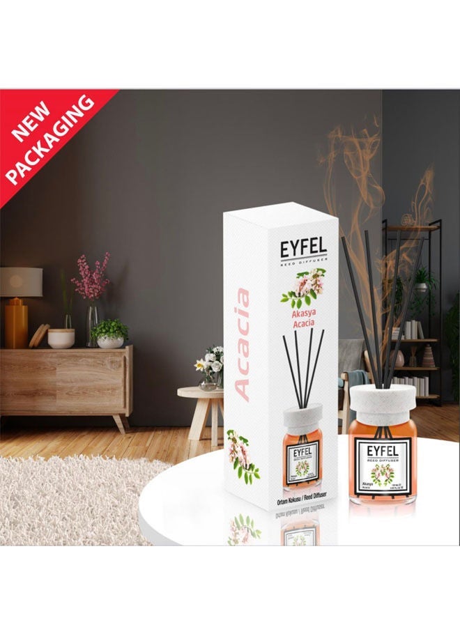 Eyfel Reed Diffuser - Acacia Fragrance 120 ml - 2 pcs pack