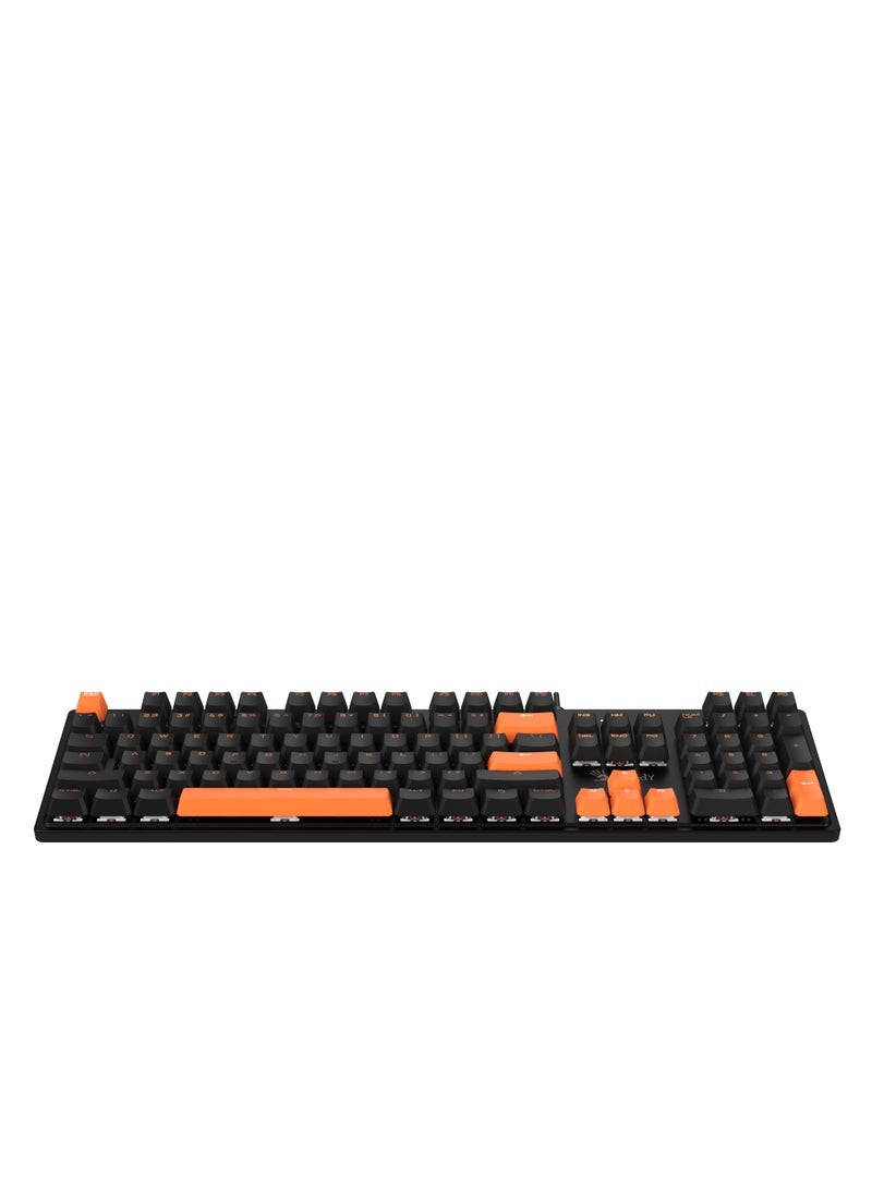 Mechanical Gaming Keyboard S510N, Blms Customized RGB Switch, Black-Red