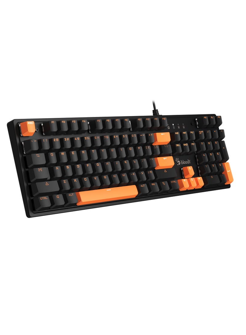 Mechanical Gaming Keyboard S510N, Blms Customized RGB Switch, Black-Red