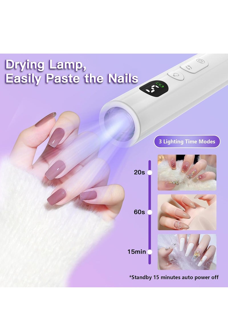 Electric Nail Drill, Manicure Grinder, Nail Grooming Tool Home, 5 Adjustable Speed With Digital Screen, Manicure, Sanding, Polishing, Exfoliating, UV Lamp Quick Drying Nail Polish, for Beauty Salon