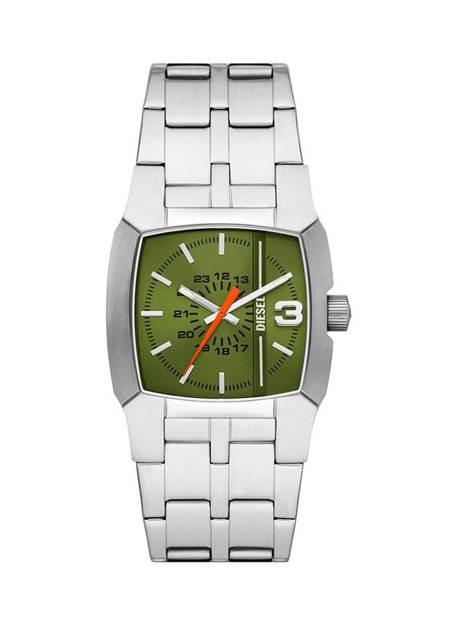 Men's Analog Square Shape Stainless Steel Wrist Watch DZ2150 36 mm