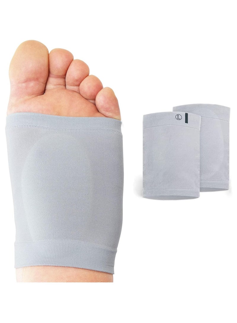 Compression Arch Support Sleeves, Plantar Fasciitis Socks, Cushioned Arch Support Braces Gel Pads for Flat Foot Pain, Relief Plantar Fasciitis Heel Spurs, Ankle Injuries 1Pairs