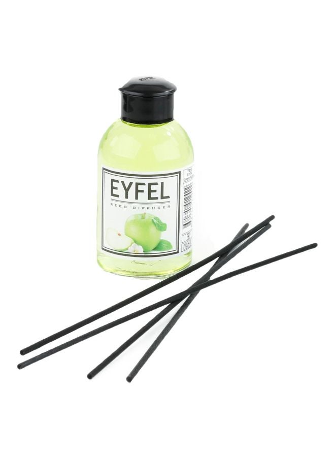 Eyfel Reed Diffuser - Green Apple Fragrance 120 ml - 2 pcs pack