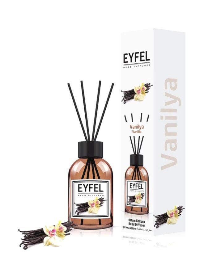 Eyfel Reed Diffuser - Vanilla Fragrance 120 ml - 2 pcs pack